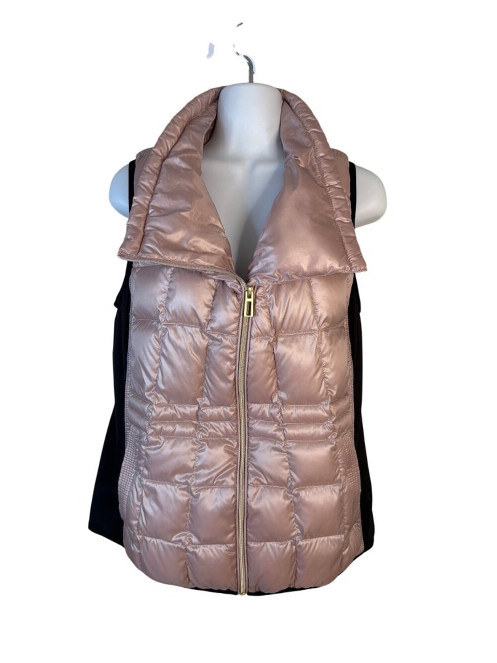 Calvin Klein Performance Pink Down Vest Large Pockets Outdoors Dressy comfy